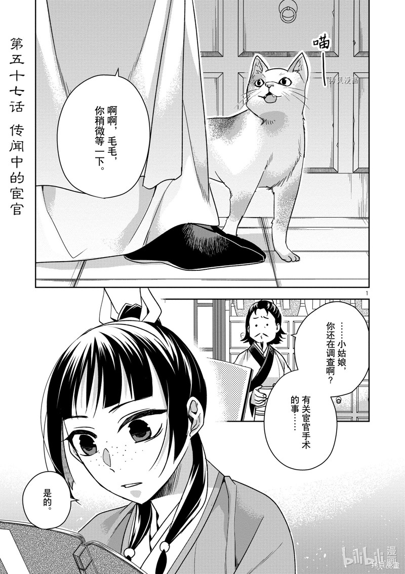 《药屋少女的呢喃～猫猫的后宫解谜手册～》第57话第1页