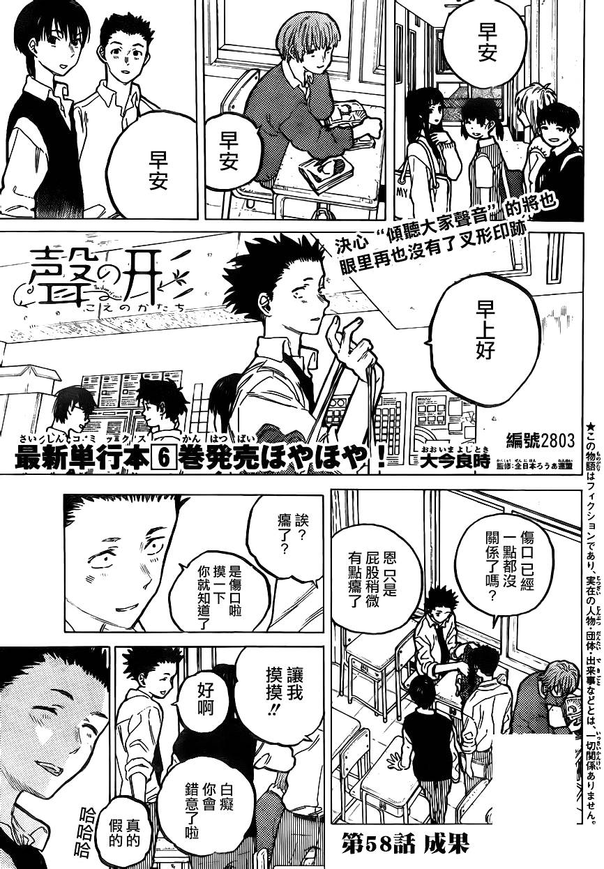 《声之形》58话第1页