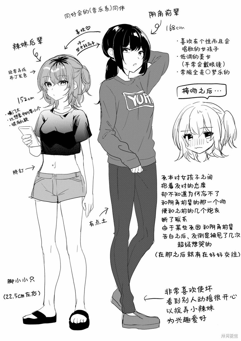 《美味的一页漫百合》辣妹后辈不藏心事第8页