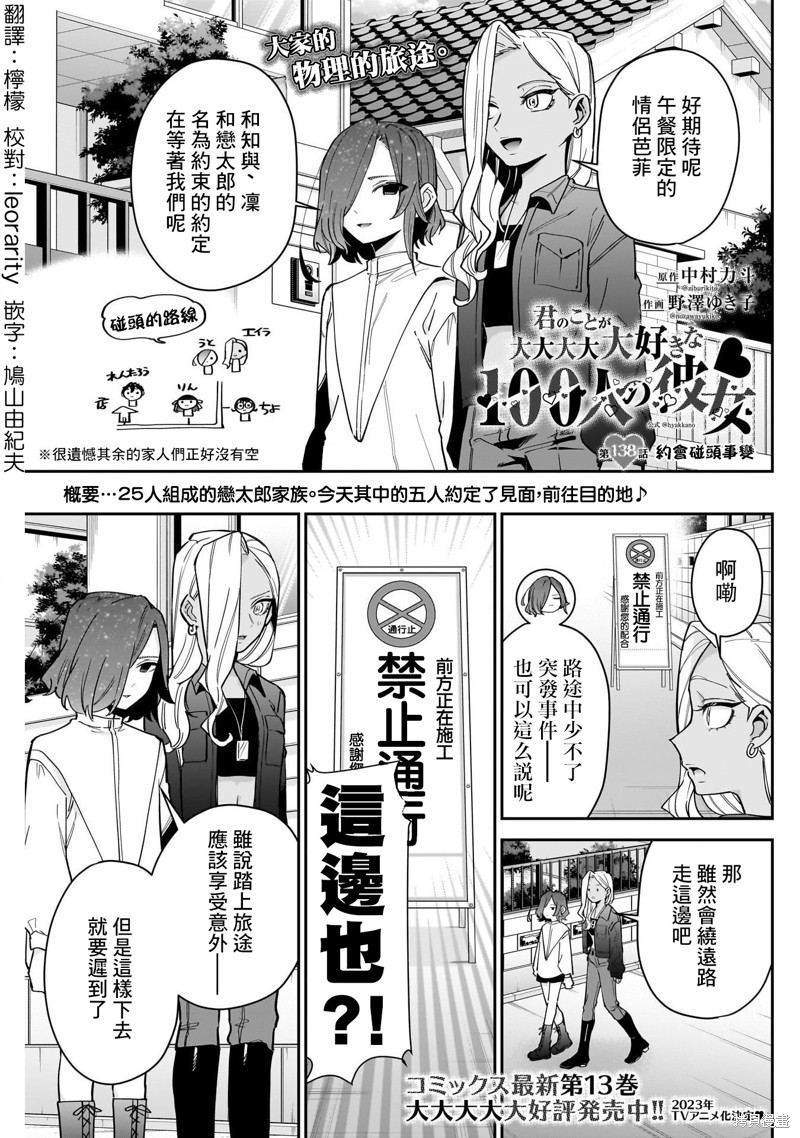 《超超超超喜欢你的一百个女孩子》第138话第1页