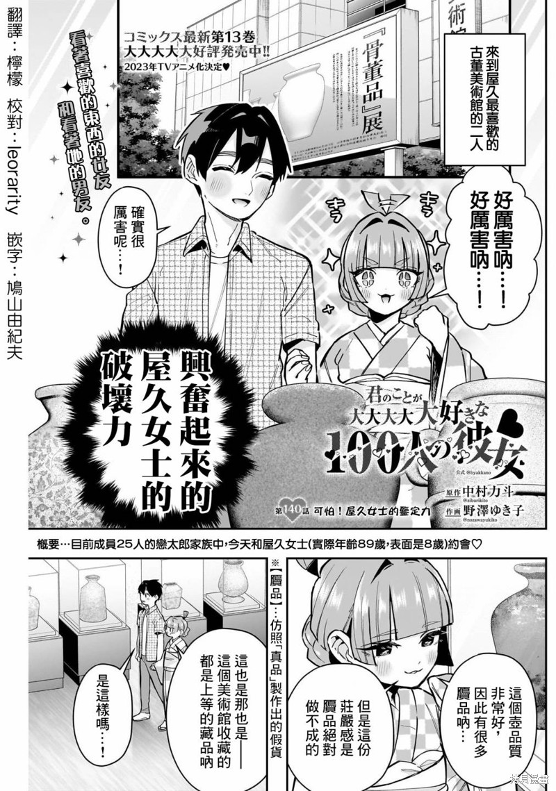 《超超超超喜欢你的一百个女孩子》第140话第1页