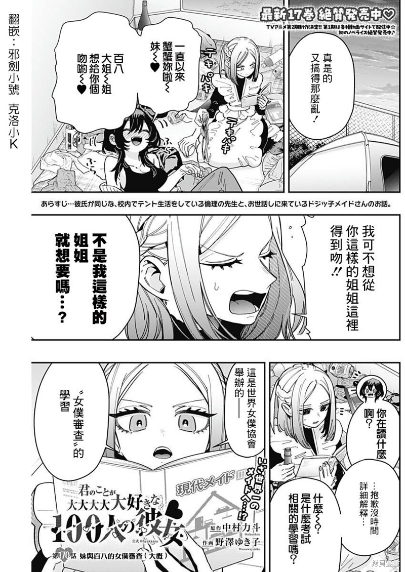 《超超超超喜欢你的一百个女孩子》第170话第1页