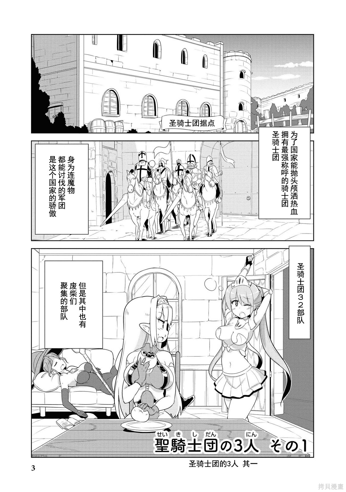 《全是废柴的骑士团用色色的技能走上巅峰》第1话第5页