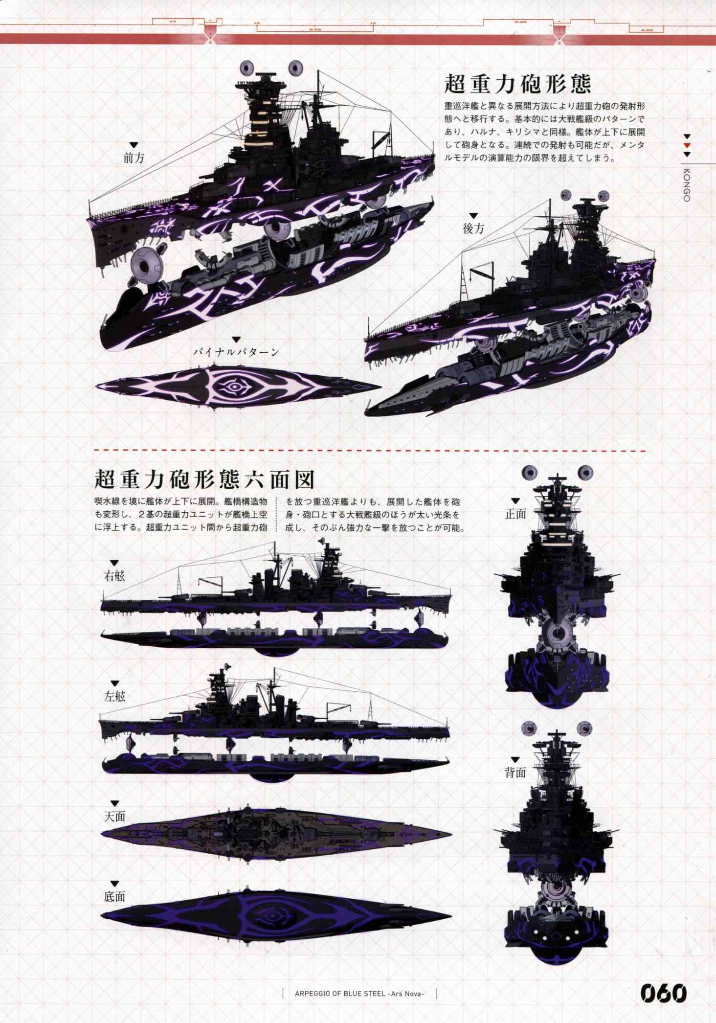 《苍蓝钢铁的琶音》设定资料集第67页