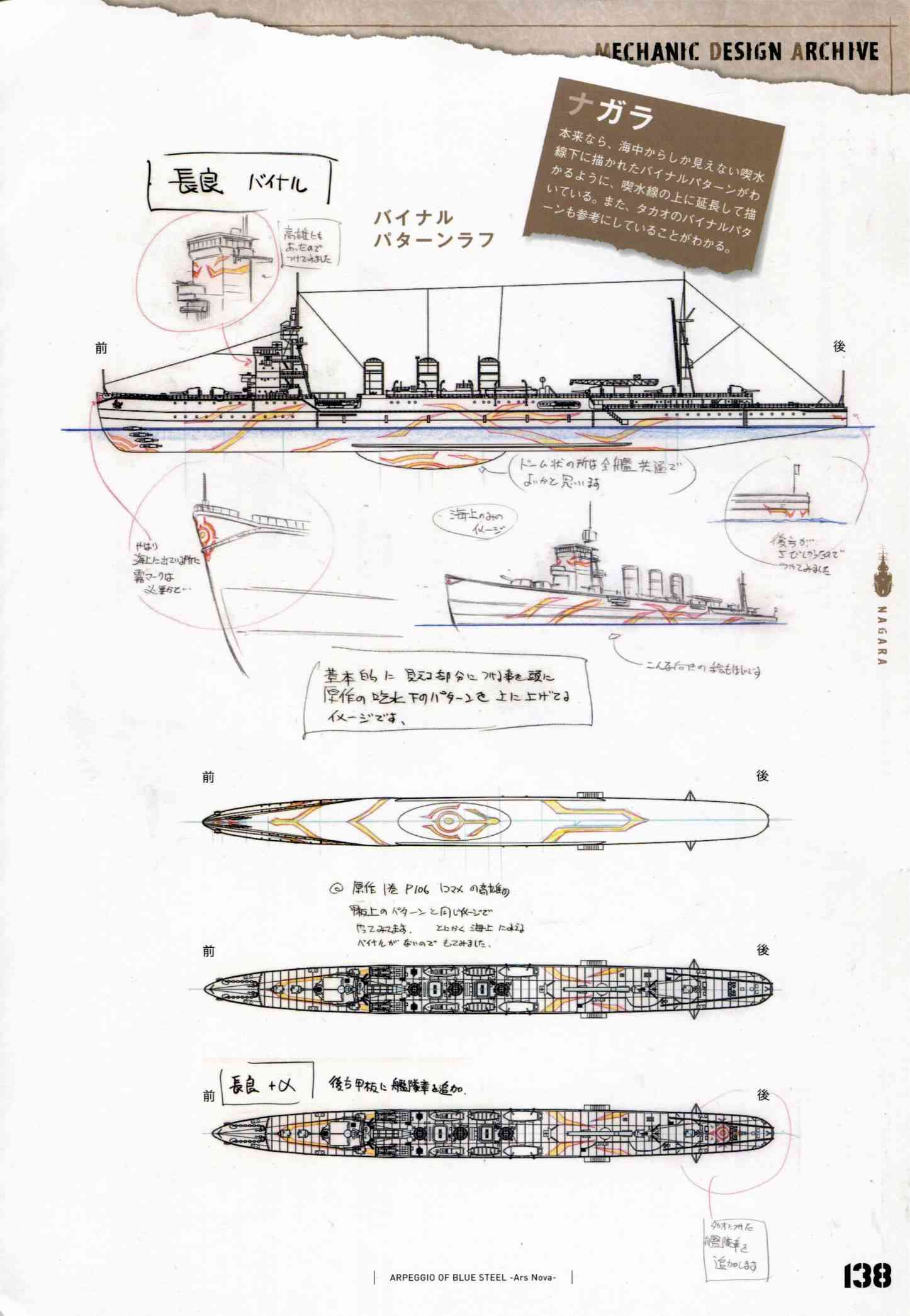 《苍蓝钢铁的琶音》设定资料集第145页