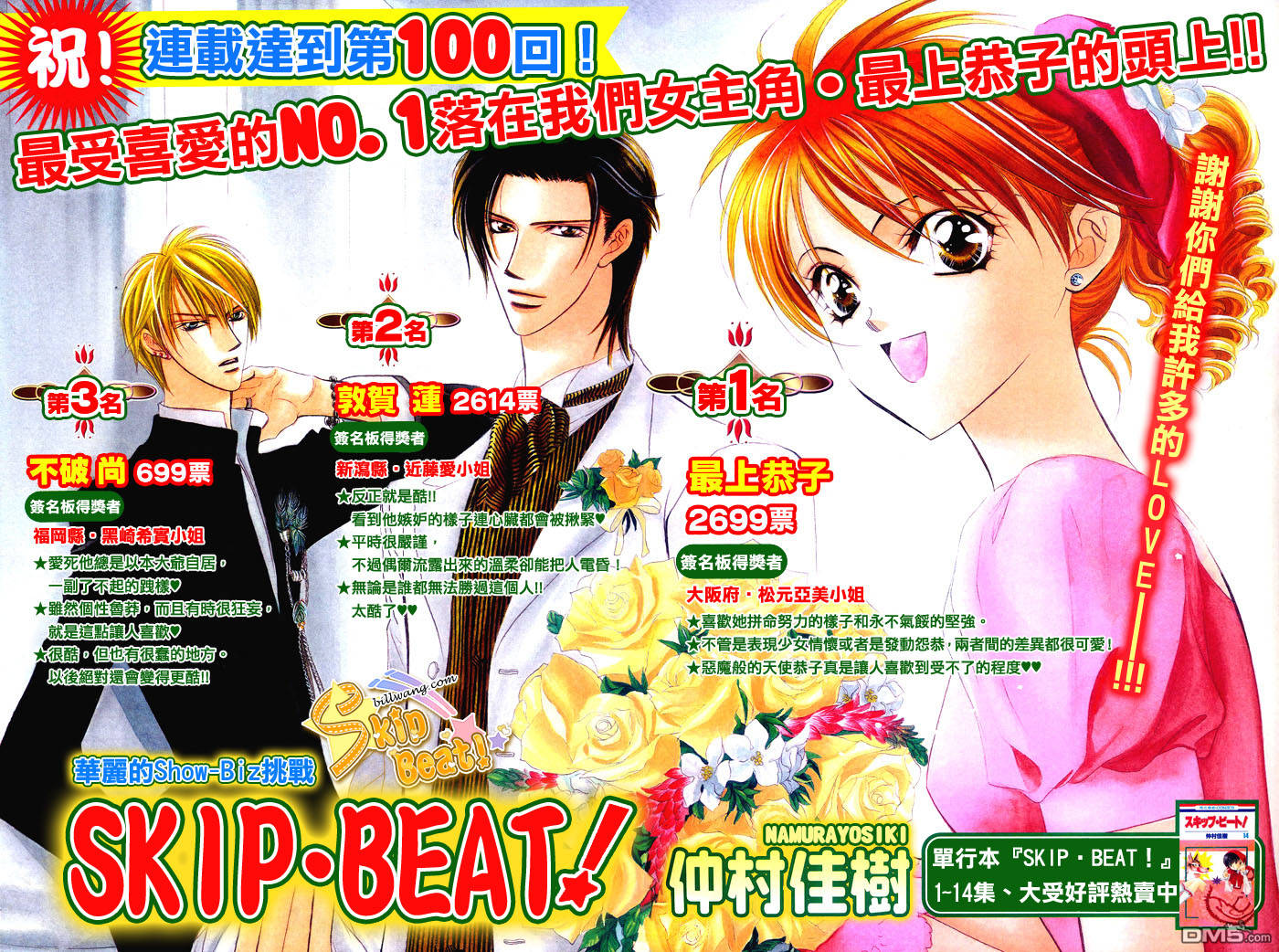 《Skip Beat 下一站巨星》第100话第1页