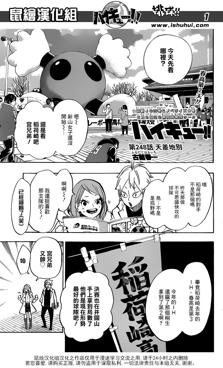 《排球》第248话 天差地别第1页