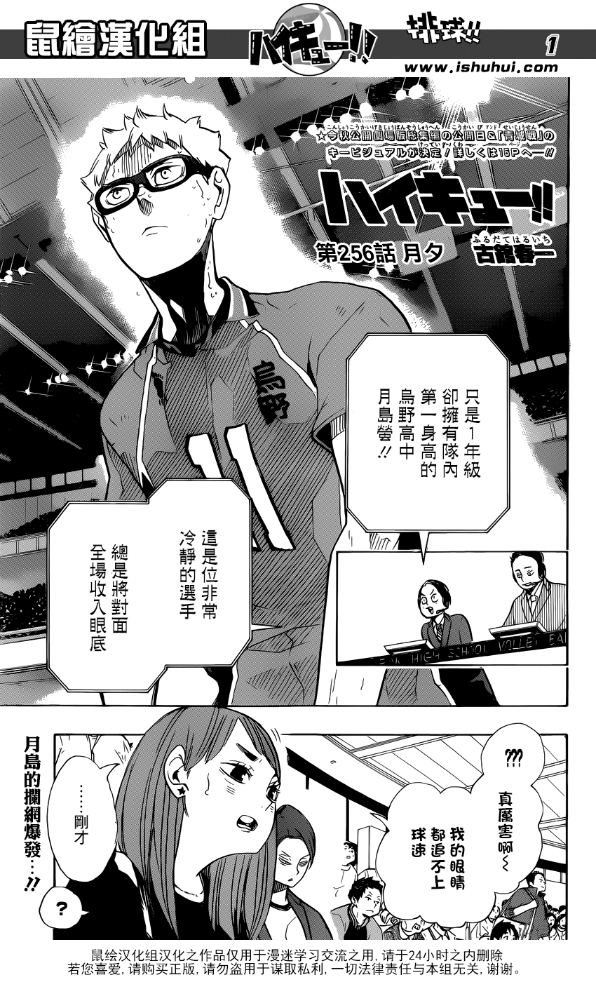 《排球少年》256话第1页