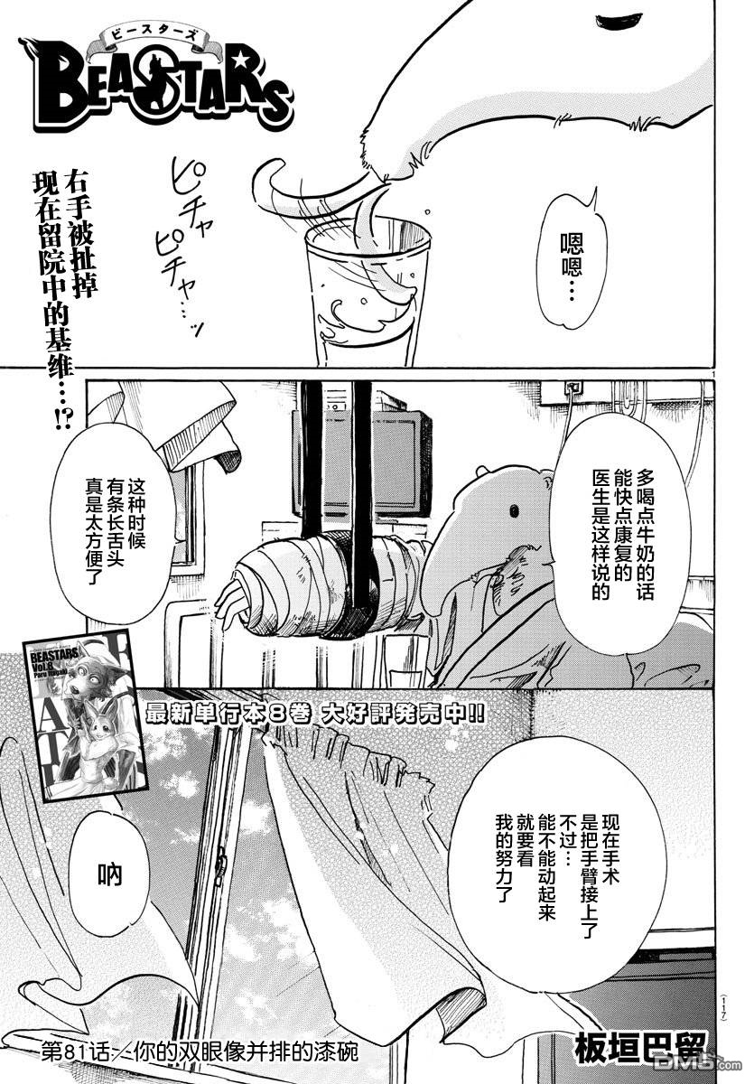 《BEASTARS》第81话 你的双手像并排的漆碗第1页