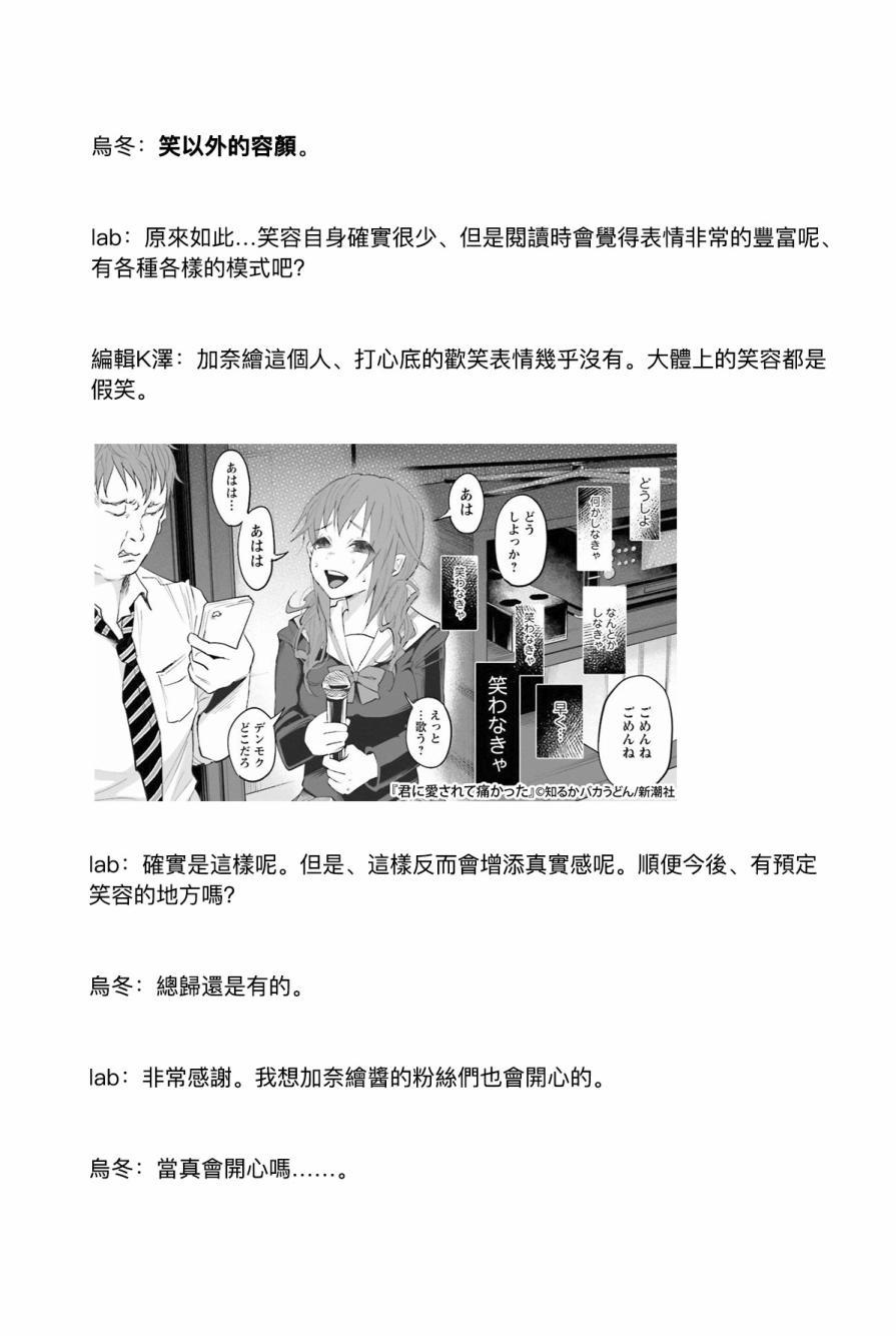 《被你所爱、真的很痛》作者访谈02第3页