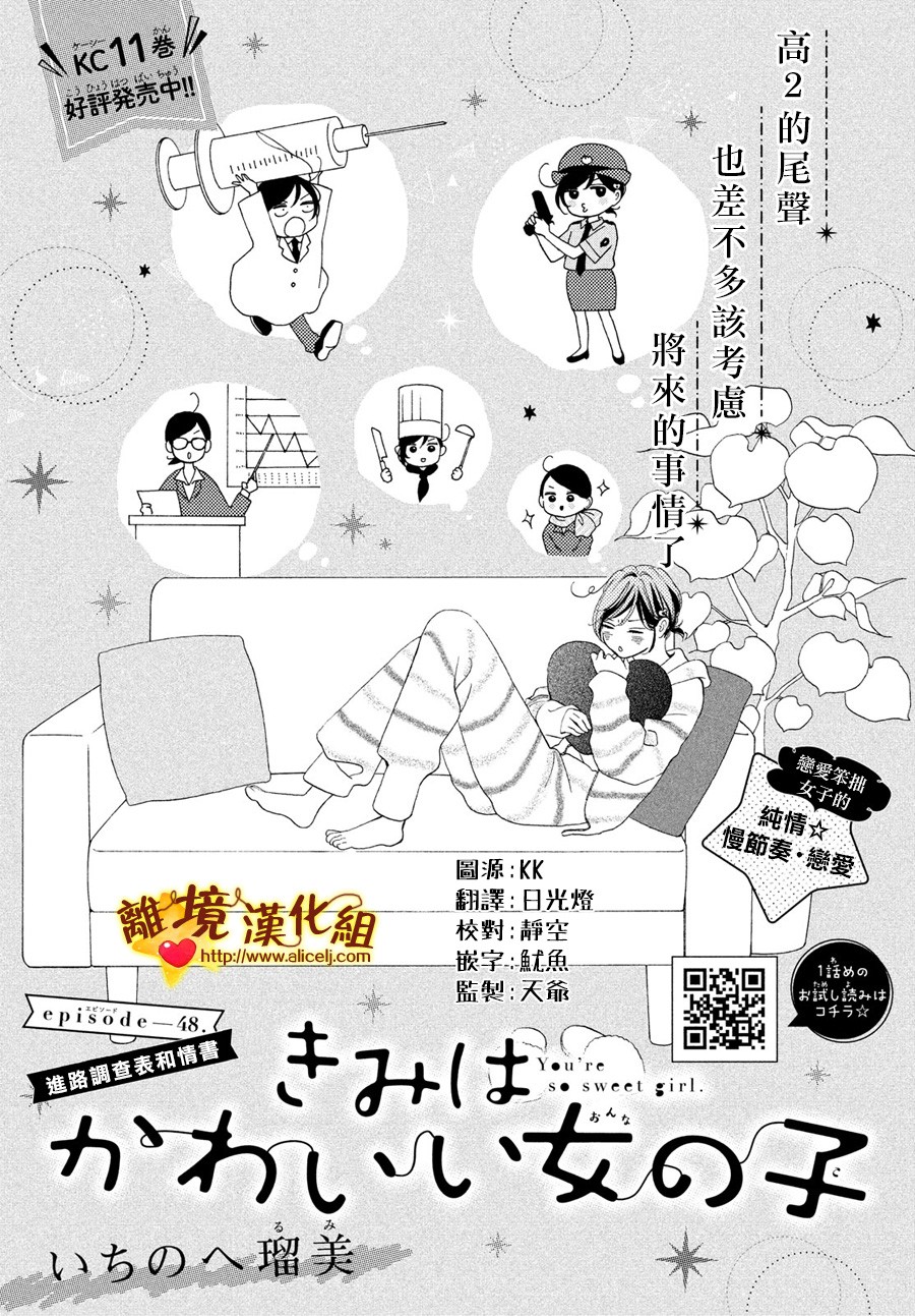 《你是个很可爱的女孩子》第48话第1页