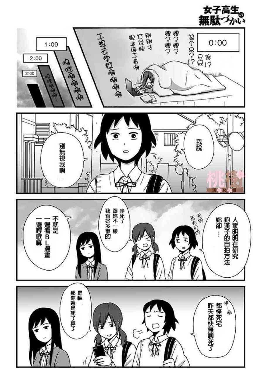 《女高中生的虚度日常》3话第4页