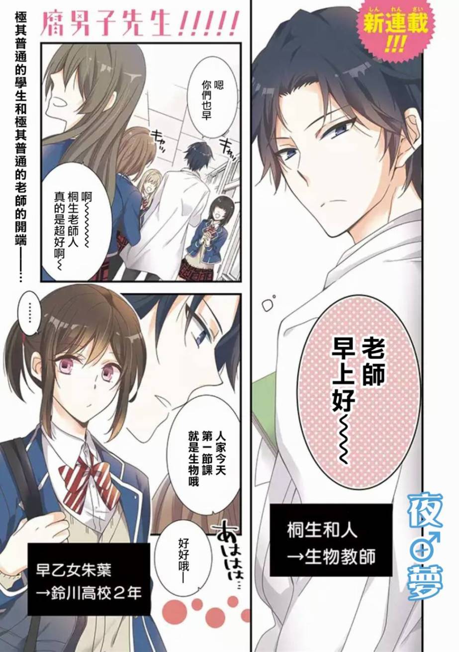 《腐男子老师!!!!!》第1话 逃跑是一时耻辱，错过是后悔一世第1页